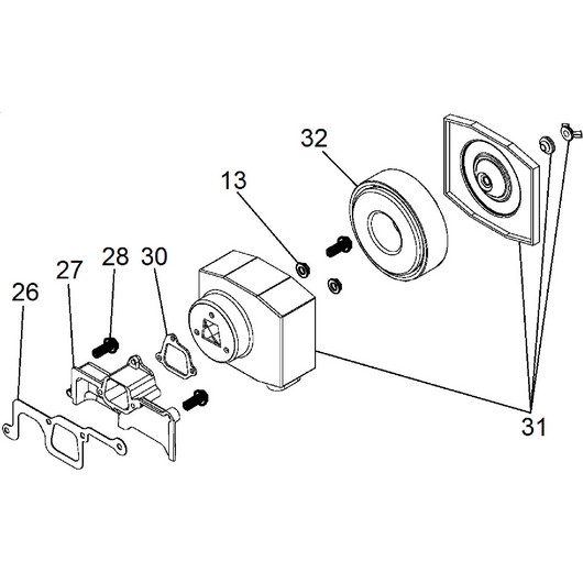 Воздушный фильтр Champion DTP81E